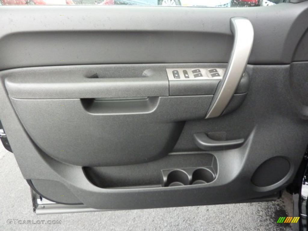 Dark Titanium Interior 2011 Chevrolet Silverado 1500 LS Extended Cab 4x4 Photo #38103243