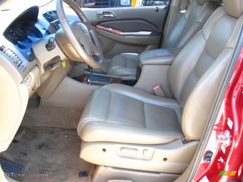 Saddle Interior 2003 Acura MDX Standard MDX Model Photo #38103807
