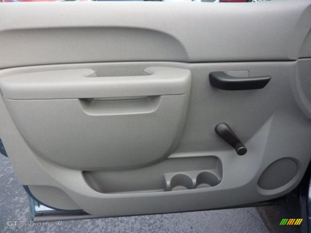 Dark Titanium Interior 2011 Chevrolet Silverado 1500 Regular Cab 4x4 Photo #38104383