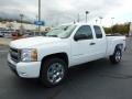 2011 Summit White Chevrolet Silverado 1500 LT Extended Cab 4x4  photo #3