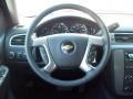 Ebony 2011 Chevrolet Avalanche LT 4x4 Steering Wheel