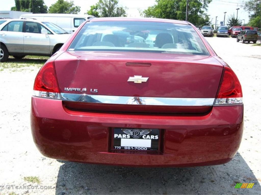 2006 Impala LS - Sport Red Metallic / Neutral Beige photo #2