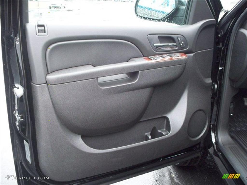 Ebony Interior 2011 Chevrolet Silverado 1500 LTZ Crew Cab 4x4 Photo #38105583