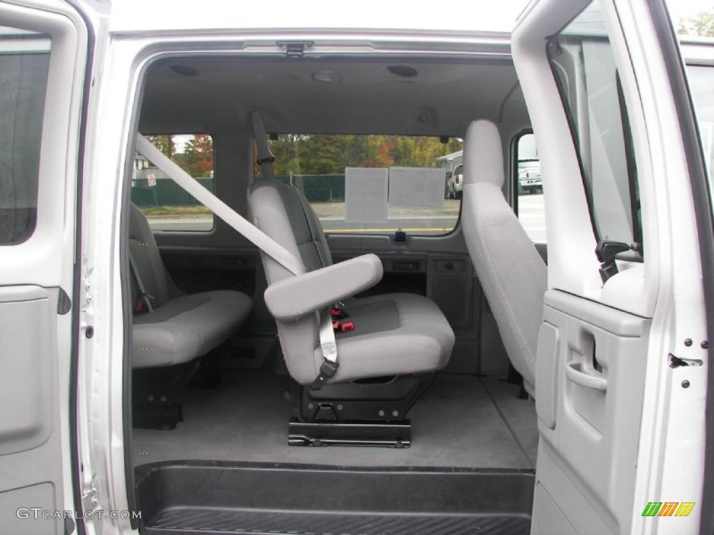 Medium Flint Interior 2010 Ford E Series Van E350 XLT Passenger Photo #38106055