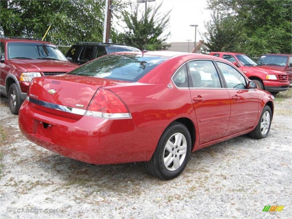 2007 Impala LS - Precision Red / Gray photo #2