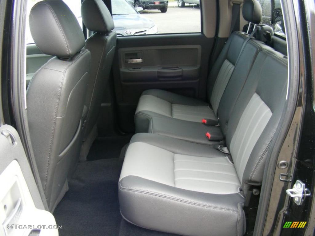 Dark Slate Gray/Medium Slate Gray Interior 2008 Dodge Dakota Laramie Crew Cab 4x4 Photo #38107187