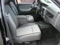 Dark Slate Gray/Medium Slate Gray 2008 Dodge Dakota Laramie Crew Cab 4x4 Interior Color