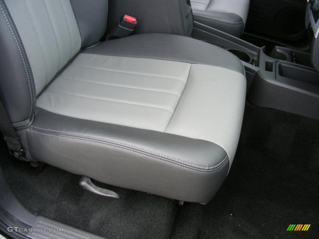 Dark Slate Gray/Medium Slate Gray Interior 2008 Dodge Dakota Laramie Crew Cab 4x4 Photo #38107235