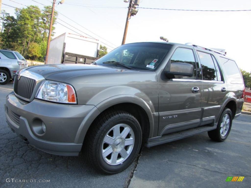 2003 Navigator Luxury - Mineral Grey Metallic / Light Parchment photo #1