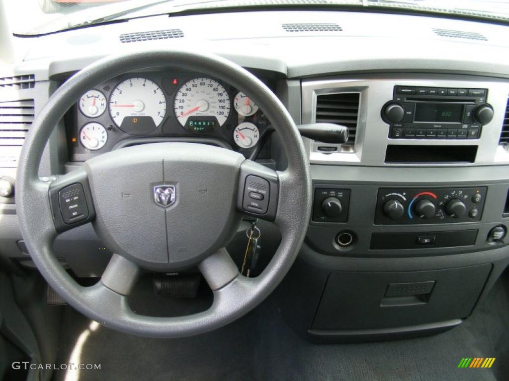 2008 Ram 1500 Big Horn Edition Quad Cab 4x4 - Mineral Gray Metallic / Medium Slate Gray photo #15