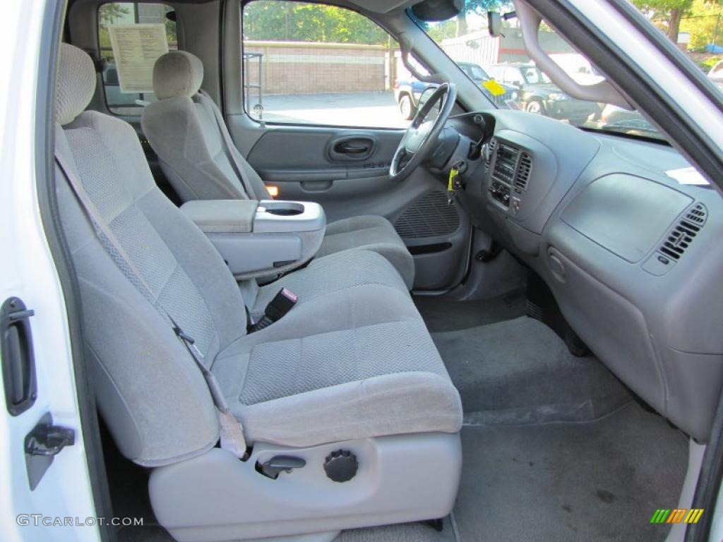 Medium Graphite Interior 2002 Ford F150 XLT SuperCab Photo #38108419