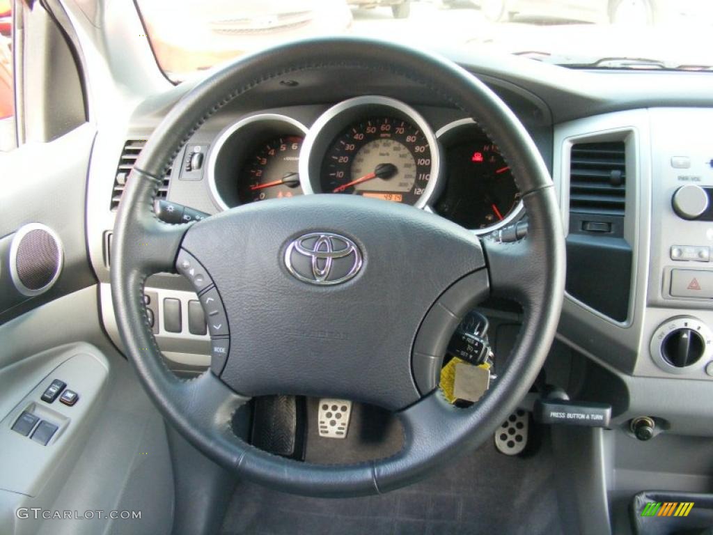 2006 Toyota Tacoma X-Runner Graphite Gray Steering Wheel Photo #38108743