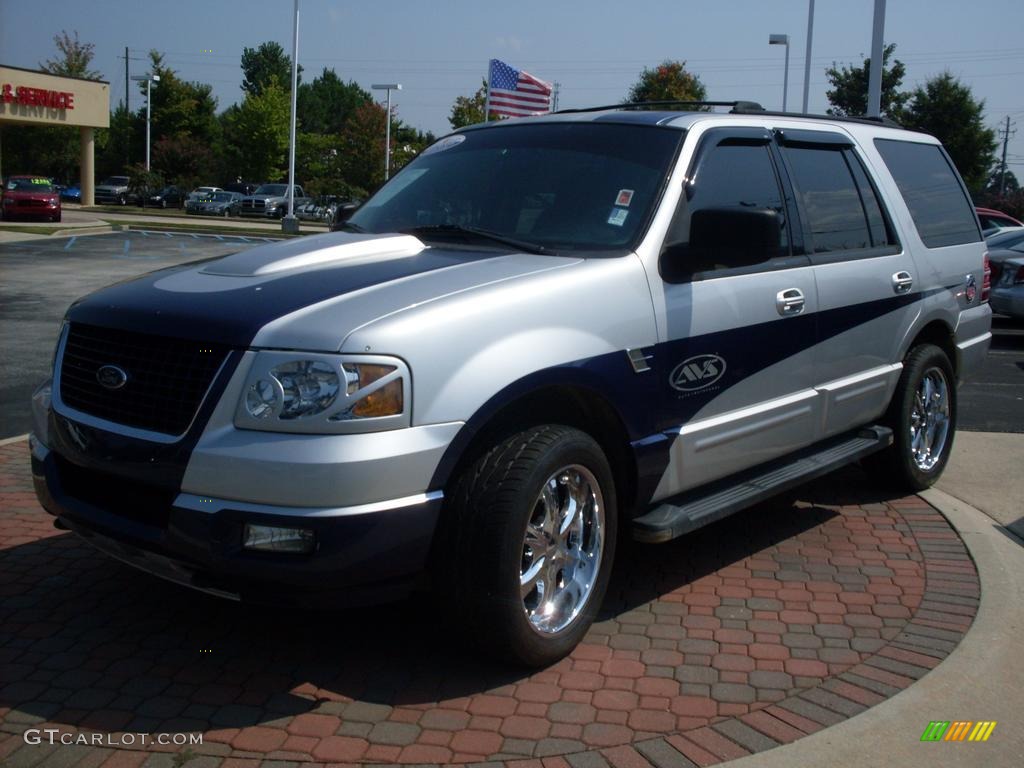 2003 Expedition XLT 4x4 - Silver Birch Metallic / Flint Grey photo #1
