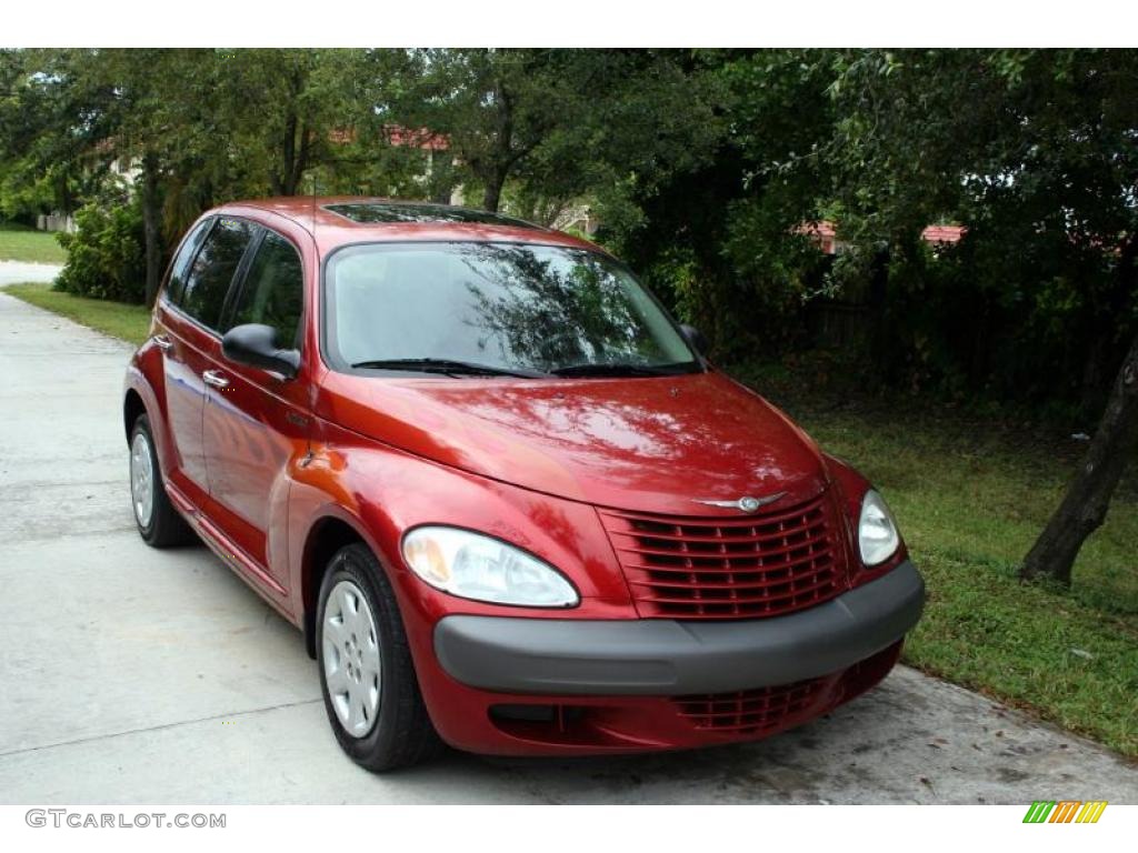 2002 PT Cruiser  - Inferno Red Pearlcoat / Taupe photo #15