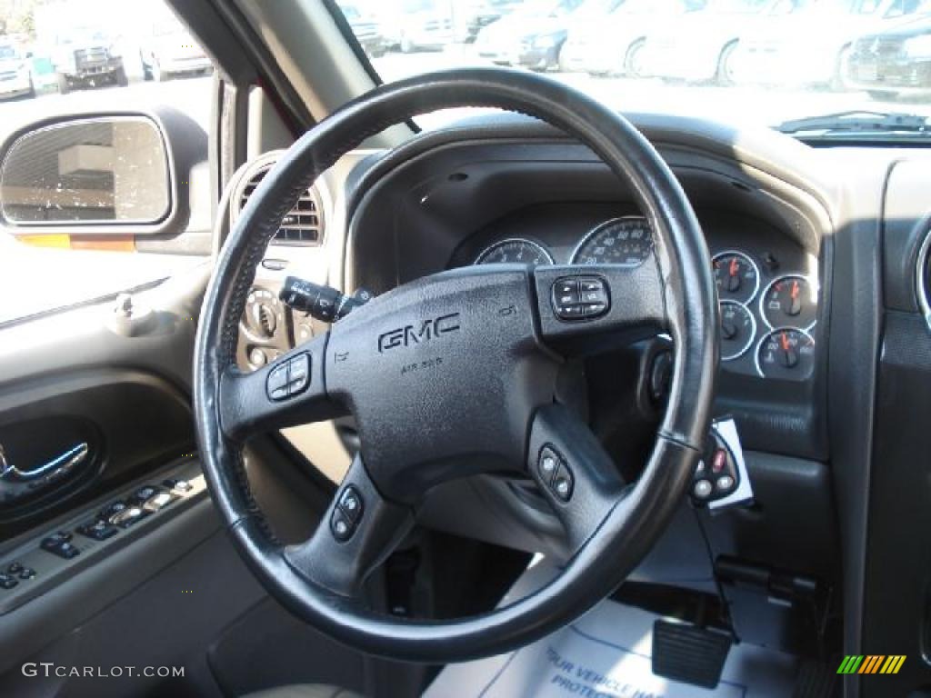 2004 GMC Envoy XUV SLT 4x4 Dark Pewter Steering Wheel Photo #38109847