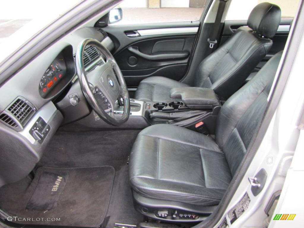 1999 3 Series 328i Sedan - Titanium Silver Metallic / Black photo #6