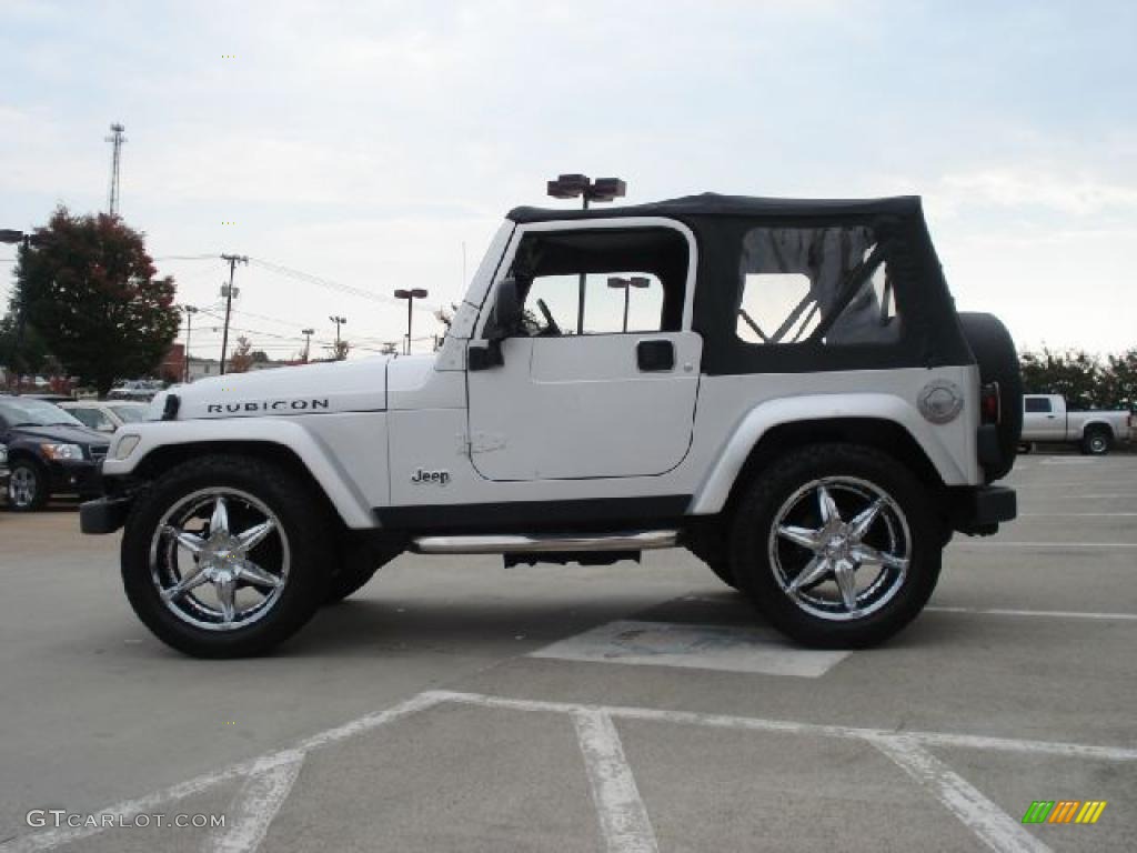 2004 Wrangler Rubicon 4x4 - Bright Silver Metallic / Dark Slate Gray photo #4