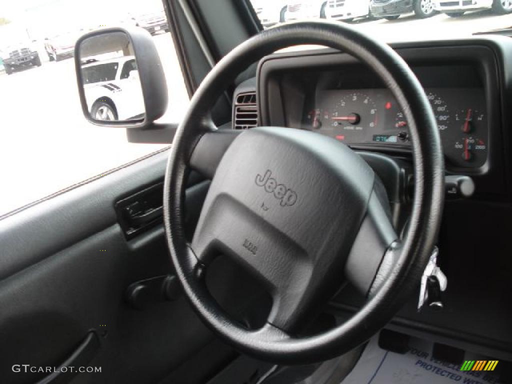 2004 Wrangler Rubicon 4x4 - Bright Silver Metallic / Dark Slate Gray photo #23