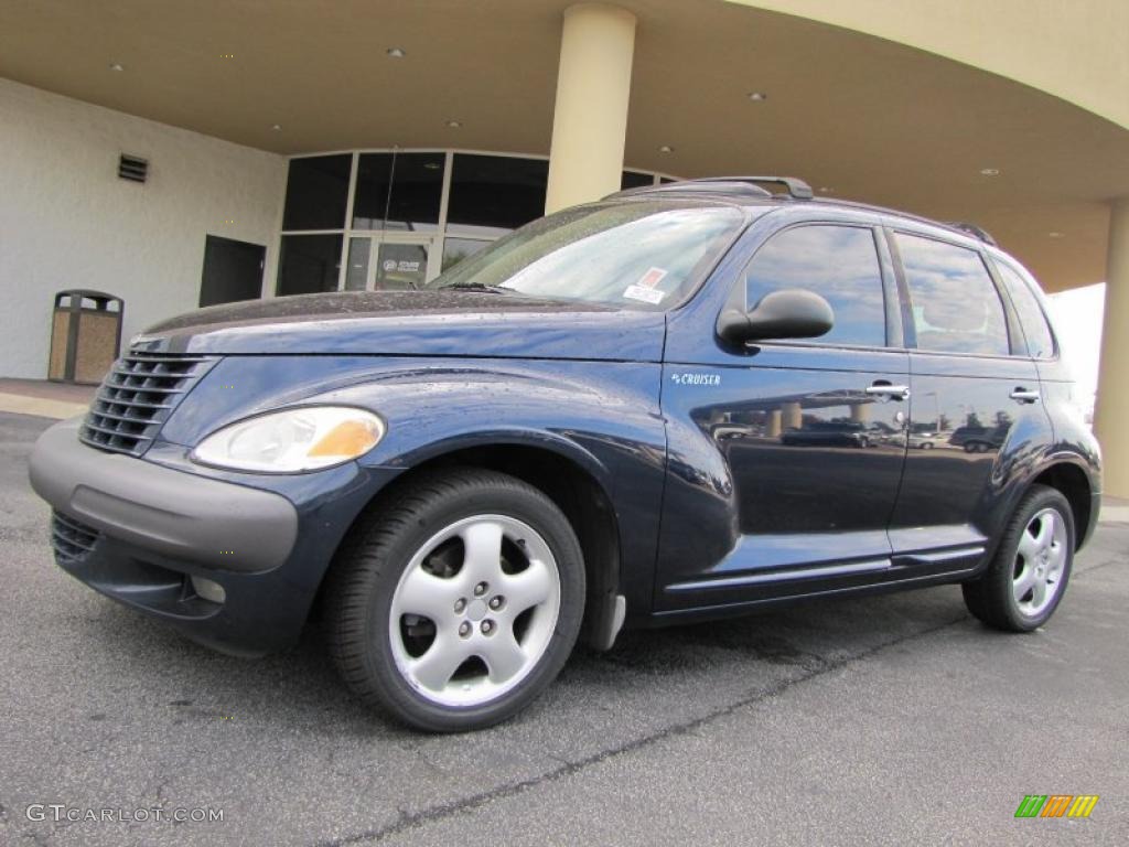 2001 PT Cruiser Touring - Patriot Blue Pearl / Taupe/Pearl Beige photo #1