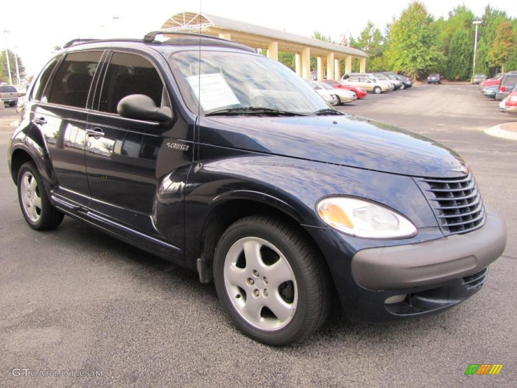 2001 PT Cruiser Touring - Patriot Blue Pearl / Taupe/Pearl Beige photo #4