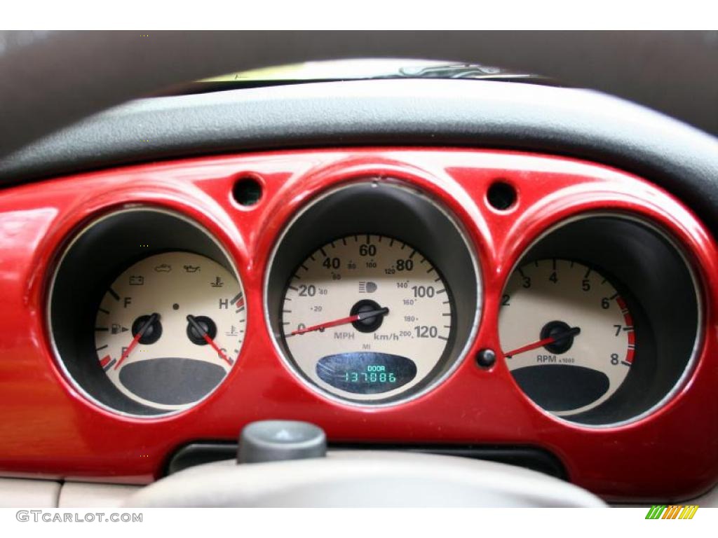 2002 Chrysler PT Cruiser Standard PT Cruiser Model Gauges Photos