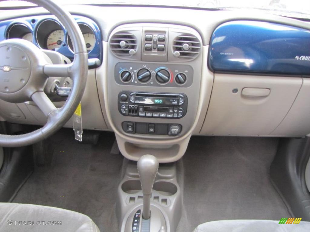 2001 PT Cruiser Touring - Patriot Blue Pearl / Taupe/Pearl Beige photo #11