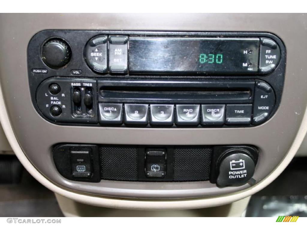 2002 Chrysler PT Cruiser Standard PT Cruiser Model Controls Photos
