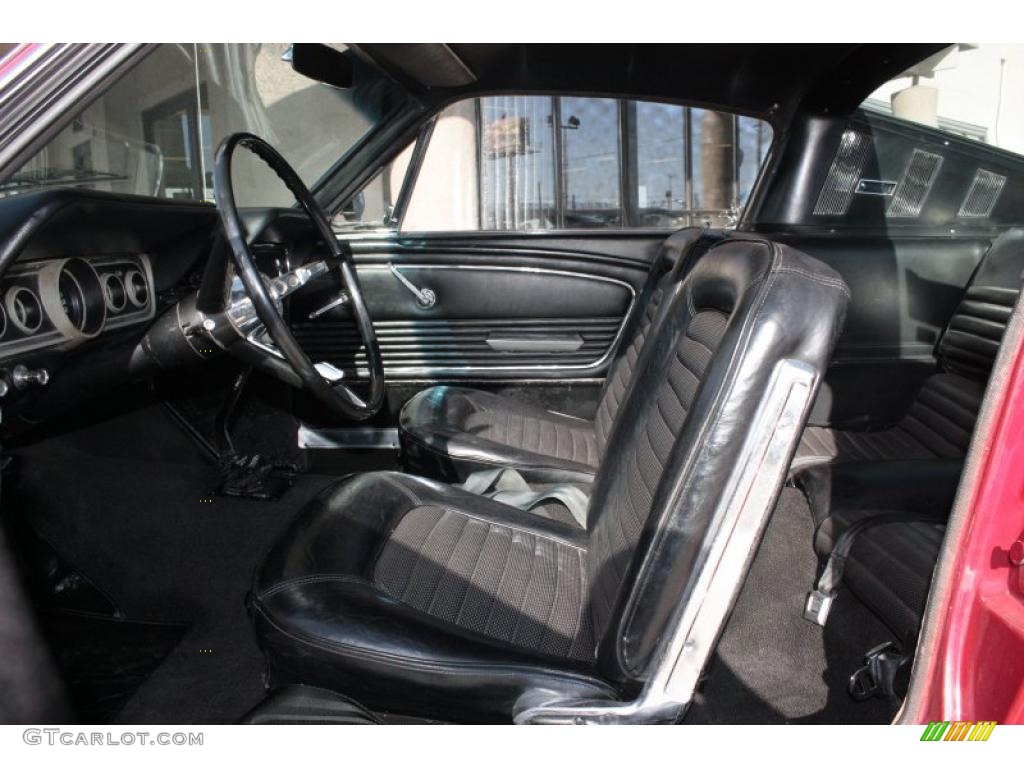 Black Interior 1966 Ford Mustang Fastback Photo 38111335