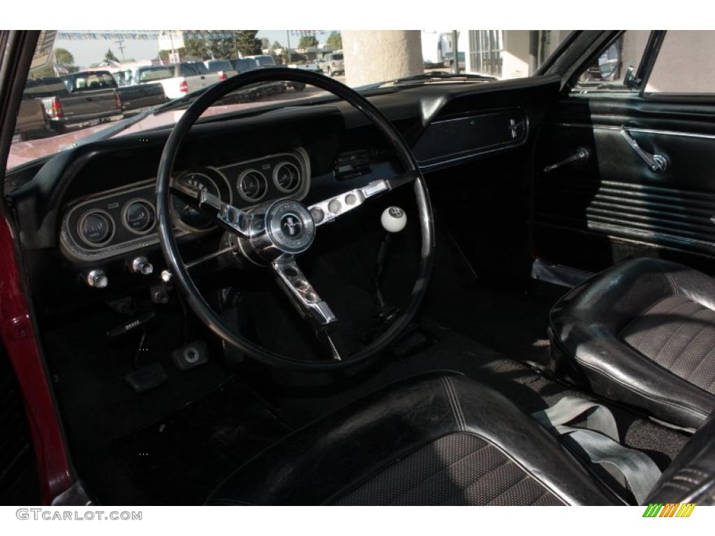 Black Interior 1966 Ford Mustang Fastback Photo 38111347