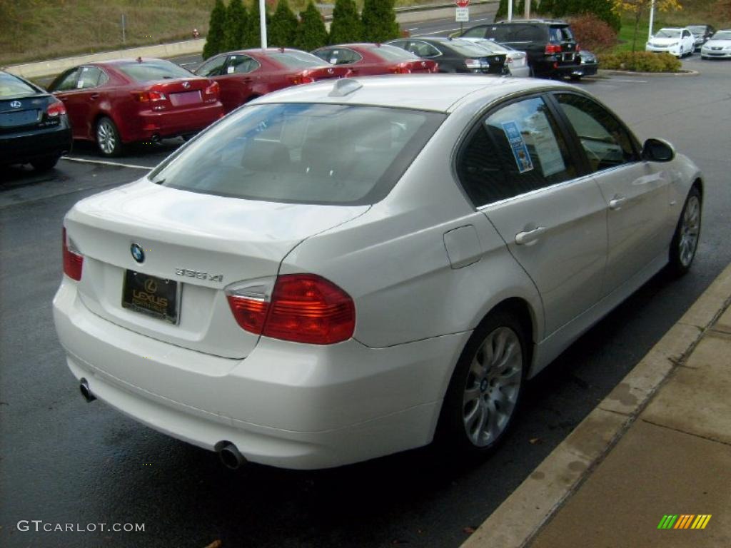 2008 3 Series 335xi Sedan - Alpine White / Black photo #5