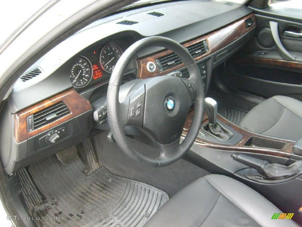 2008 3 Series 335xi Sedan - Alpine White / Black photo #10