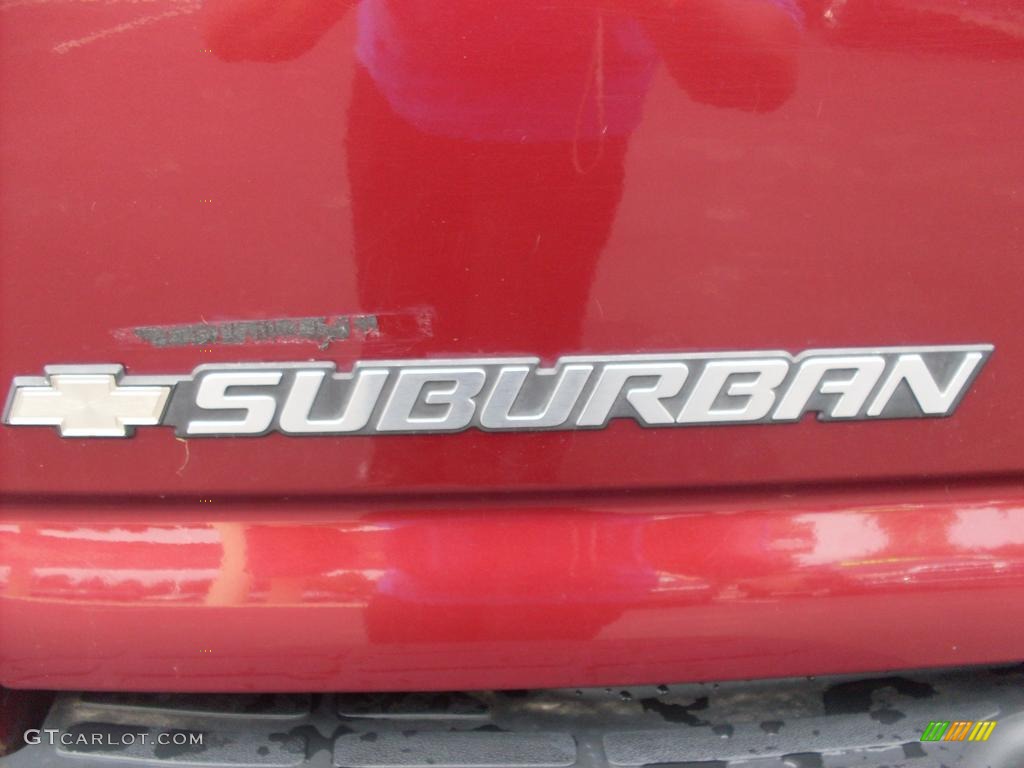 2003 Suburban 1500 LS - Redfire Metallic / Tan/Neutral photo #8