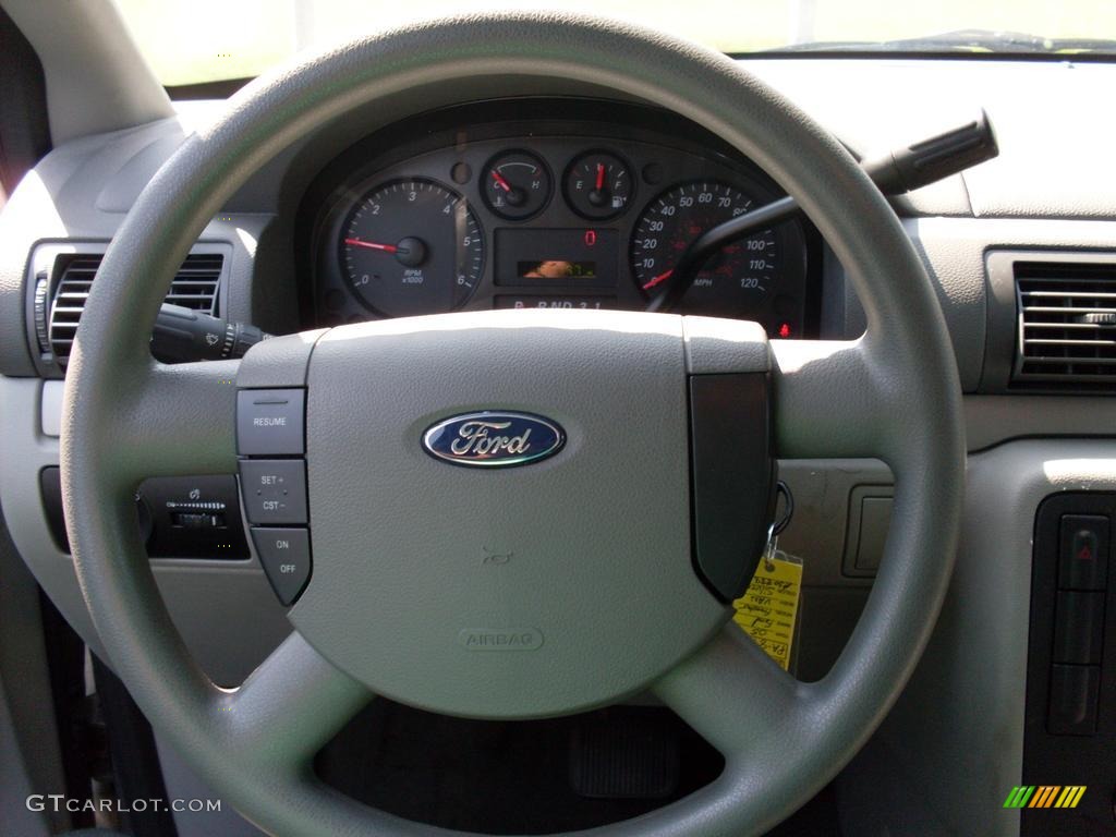 2005 Ford Freestar SE Flint Grey Steering Wheel Photo #38113551