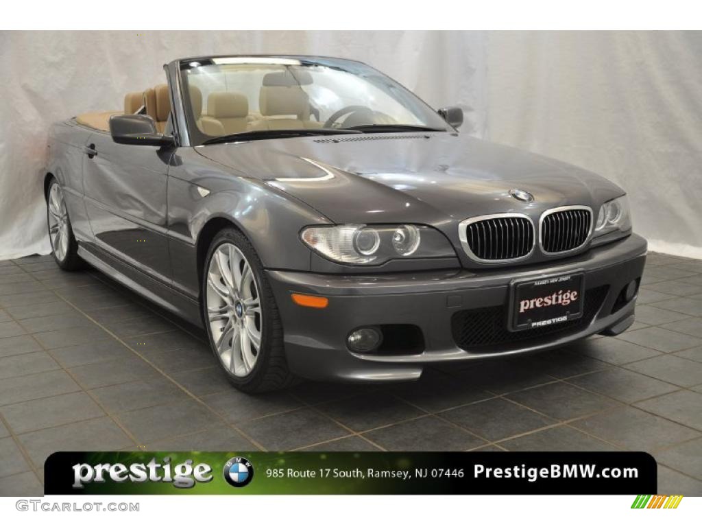 2006 3 Series 330i Convertible - Sparkling Graphite Metallic / Sand photo #7