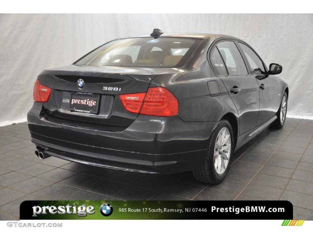 2010 3 Series 328i xDrive Sedan - Monaco Blue Metallic / Saddle Brown Dakota Leather photo #2