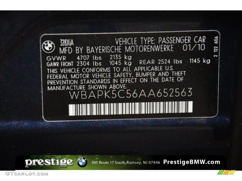 2010 3 Series 328i xDrive Sedan - Monaco Blue Metallic / Saddle Brown Dakota Leather photo #13