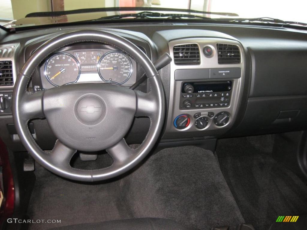 2008 Chevrolet Colorado LT Extended Cab Medium Pewter Dashboard Photo #38116515