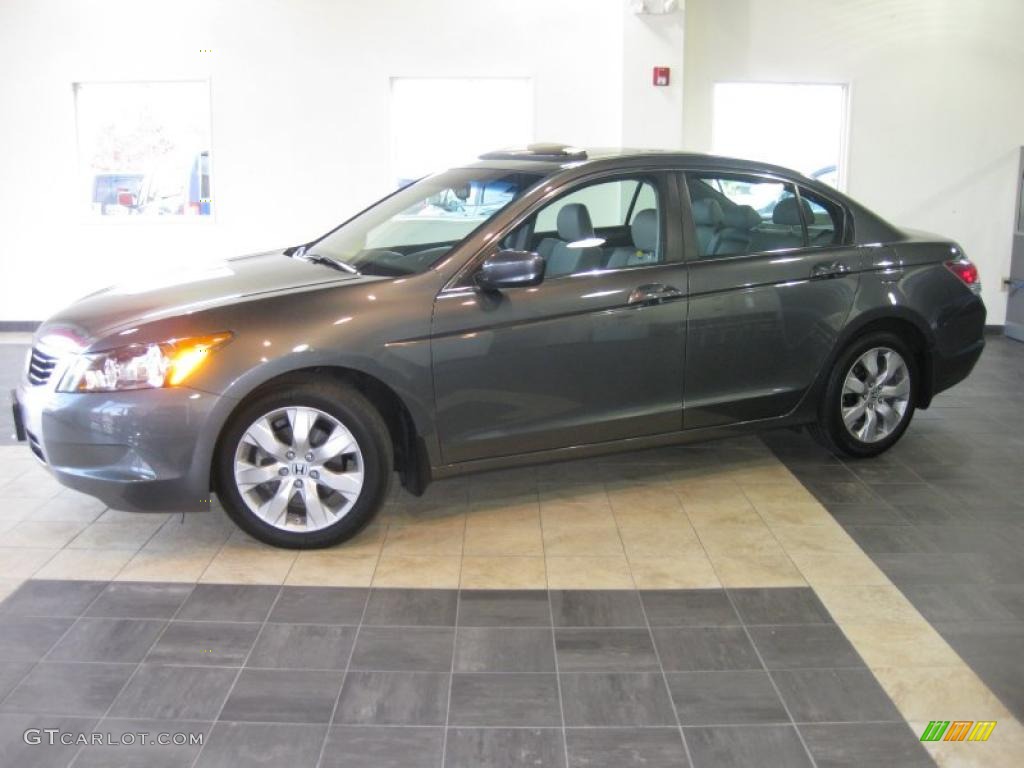 2010 Accord EX-L Sedan - Polished Metal Metallic / Gray photo #1