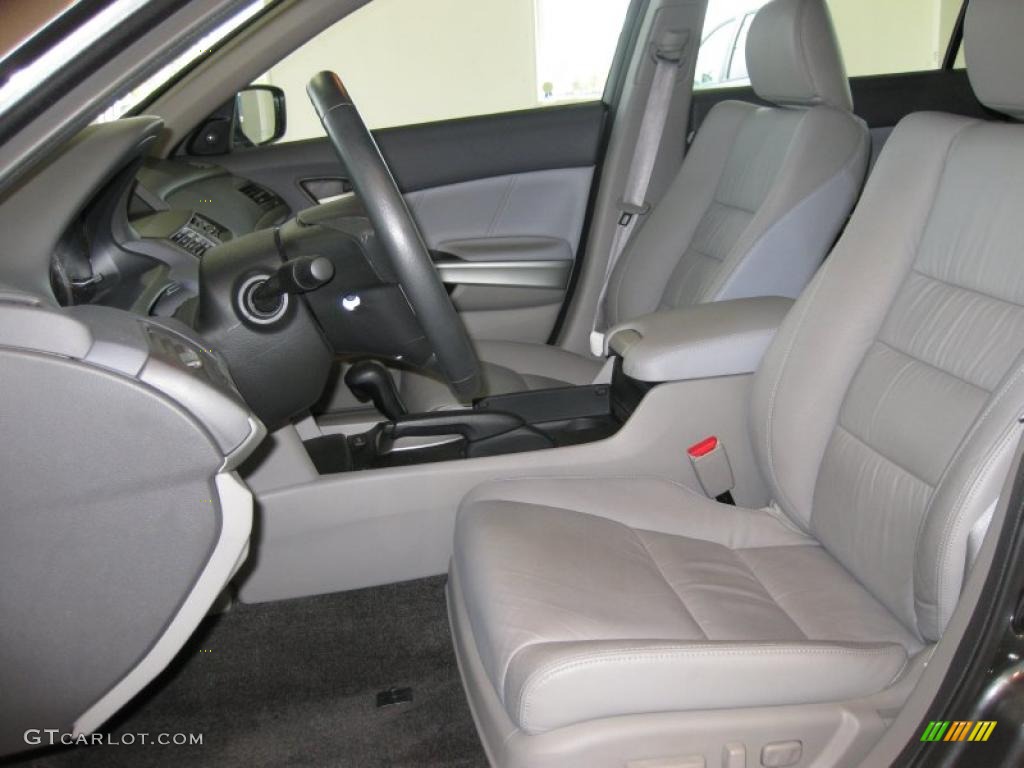 2010 Accord EX-L Sedan - Polished Metal Metallic / Gray photo #13