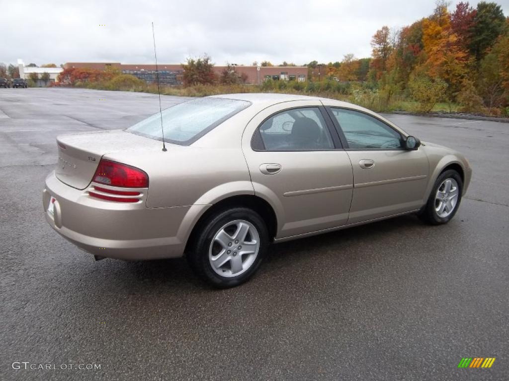 2002 Stratus SXT Sedan - Light Almond Pearl / Dark Slate Gray photo #9