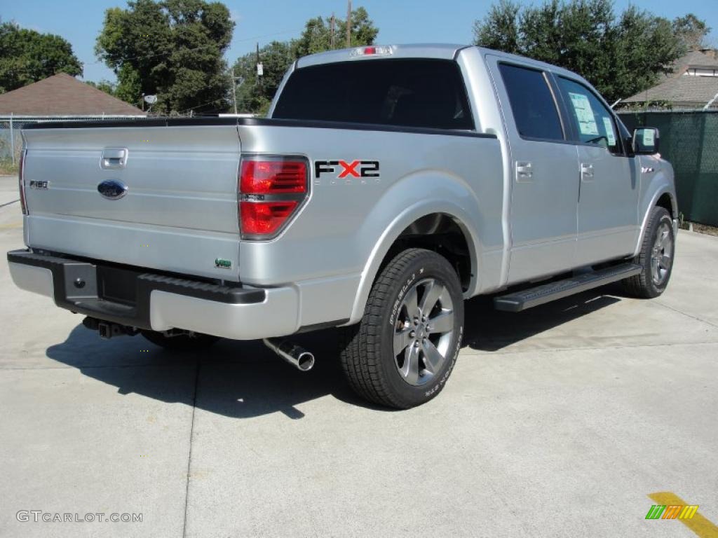 2010 F150 FX2 SuperCrew - Ingot Silver Metallic / Black photo #3