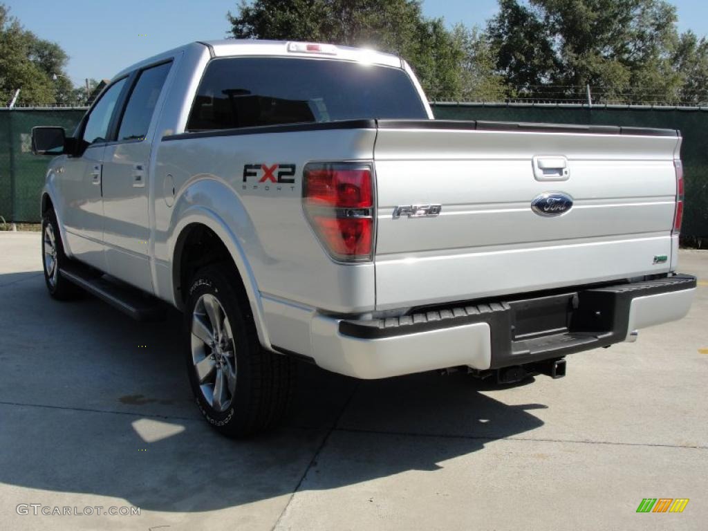 2010 F150 FX2 SuperCrew - Ingot Silver Metallic / Black photo #5