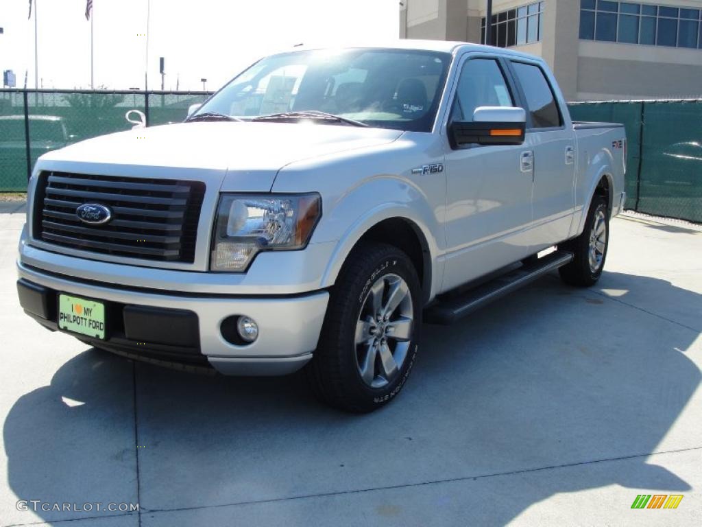 2010 F150 FX2 SuperCrew - Ingot Silver Metallic / Black photo #7