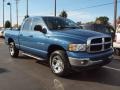 2003 Atlantic Blue Pearl Dodge Ram 1500 SLT Quad Cab 4x4  photo #2