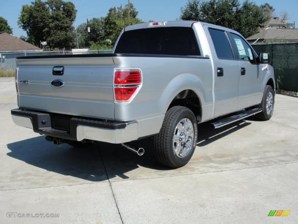 2010 F150 XLT SuperCrew - Ingot Silver Metallic / Medium Stone photo #3