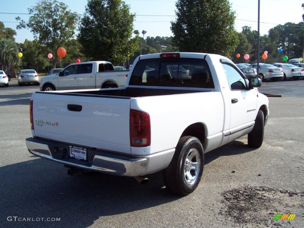 2002 Ram 1500 ST Regular Cab - Bright White / Dark Slate Gray photo #5