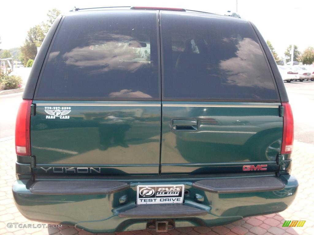 2000 Yukon Denali 4x4 - Emerald Green Metallic / Canyon Tan photo #5