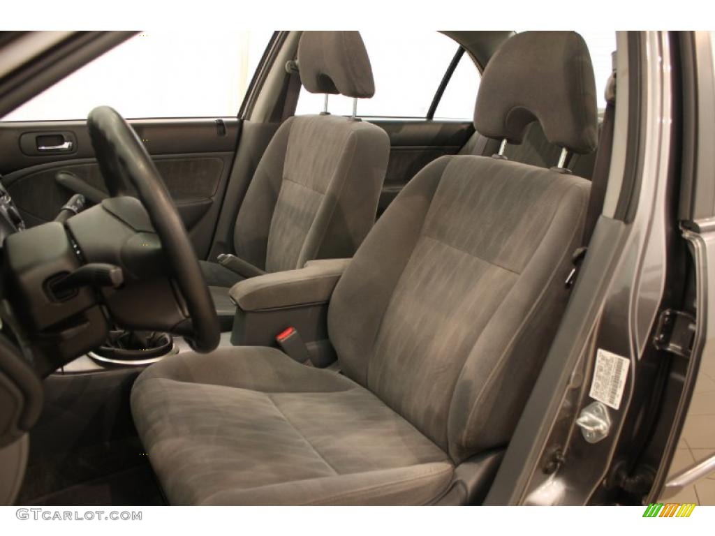 Gray Interior 2005 Honda Civic EX Sedan Photo #38121383