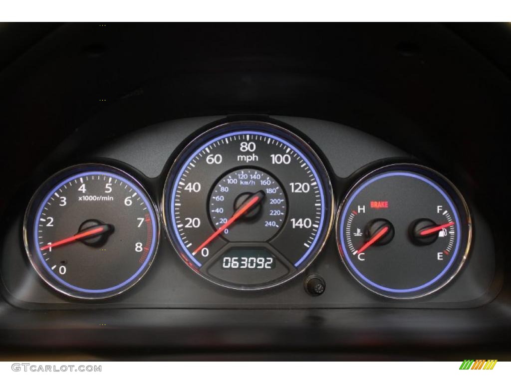 2005 Honda Civic EX Sedan Gauges Photo #38121423