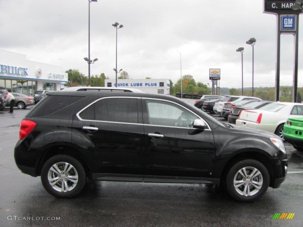 2010 Equinox LT AWD - Black / Jet Black photo #2